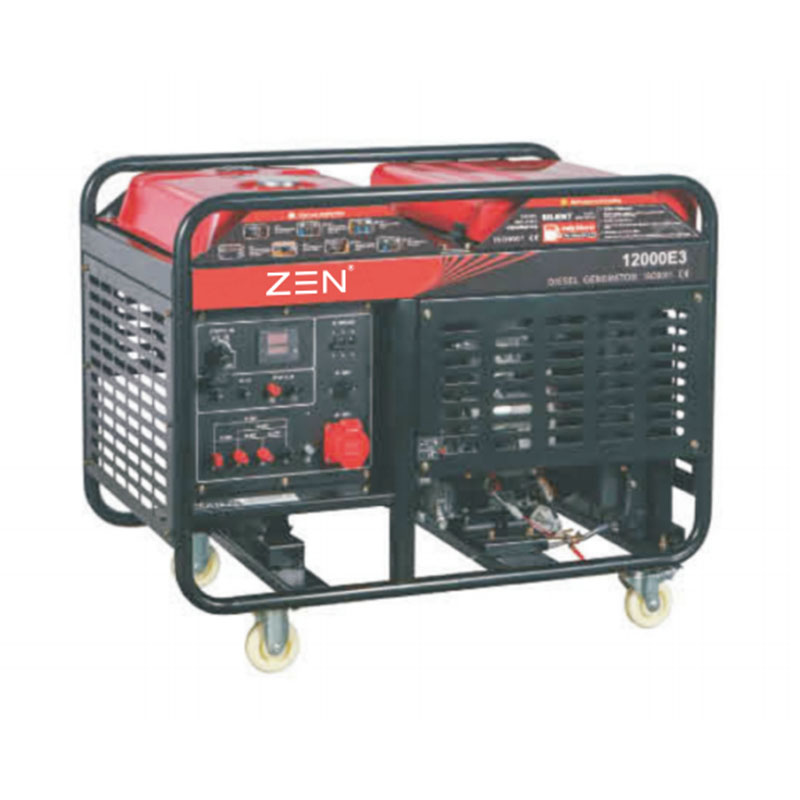 Gjenerator dizel me dy cilindra të hapur